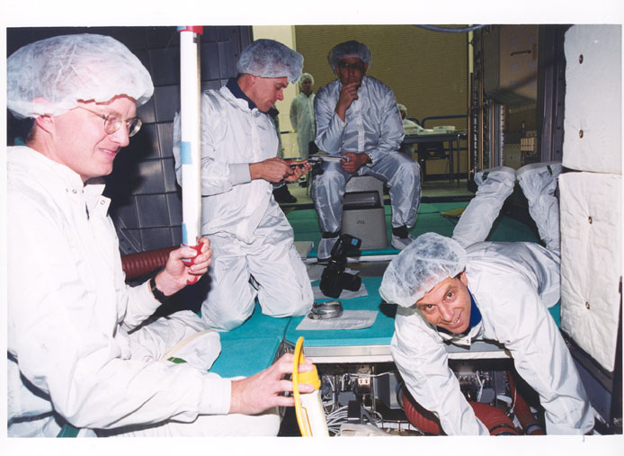 Space History Photo: STS-107 In-Flight Maintenance Training
